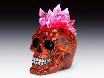 SKULL PUNK FLAME LED